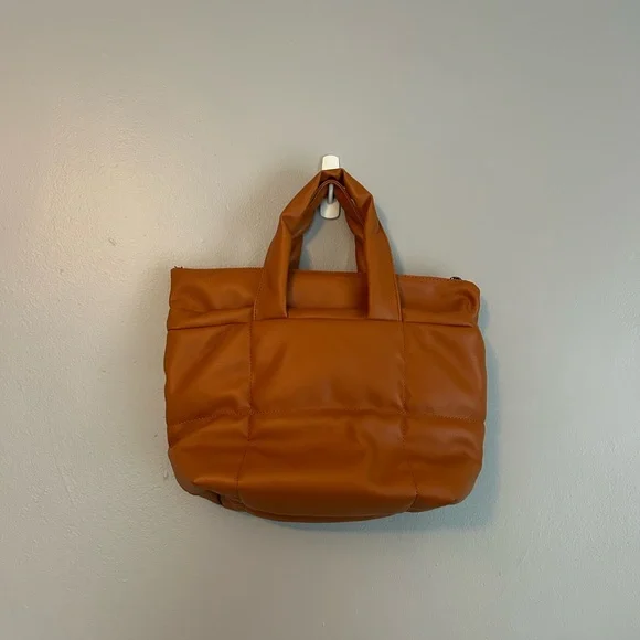 Free People Caramel Brown Tote Bag - Picture 2 of 6